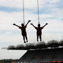 Abseiling in Croke Park