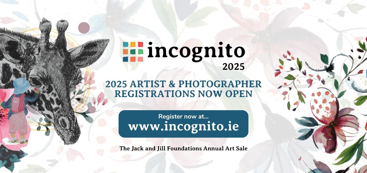 incognito art sale artist registration banner