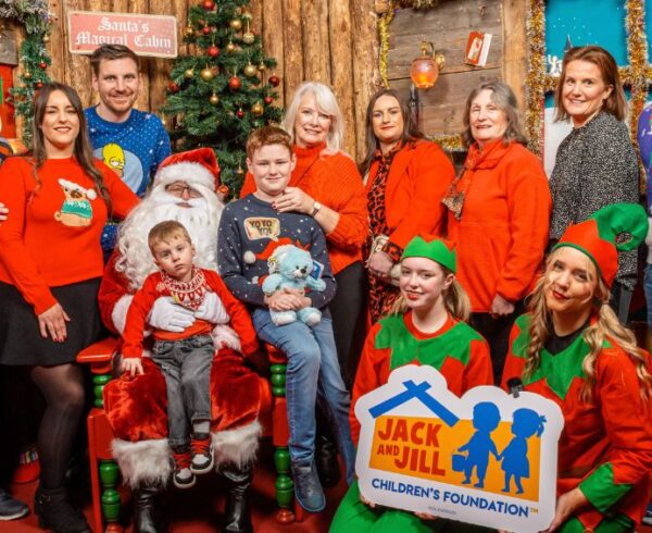 Rachel and Paul Moloney with son Rian (2) at The Santa Experience at the Jetland Shopping Centre Limerick